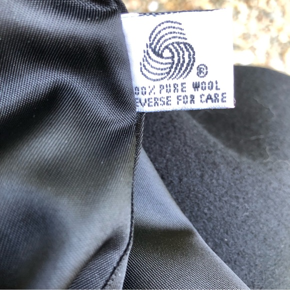 REDUCED: Karen Petites Black Wool Coat, no size shown - Picture 10 of 14